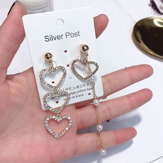 Kulala - Asymmetric Heart Drop Earring 