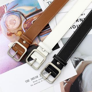 Kinoxslone-Faux Leather Belt