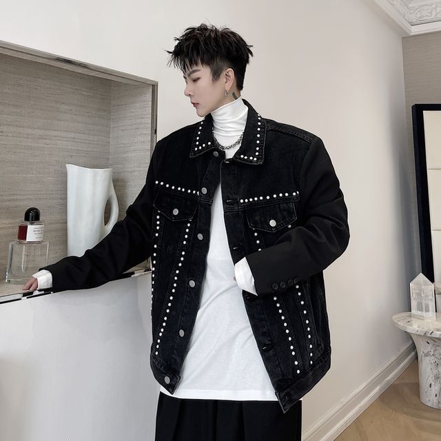 Patow-Studded Denim Jacket