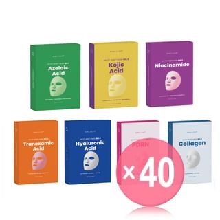 NINELESS - My Fit Sheet Mask Set 5 sheets - 7 types (x40) (Bulk Box)