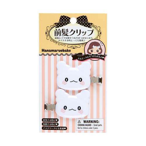 Sanrio - Hanamaruobake (Marumaru) Bangs Hair Clip (Set of 2