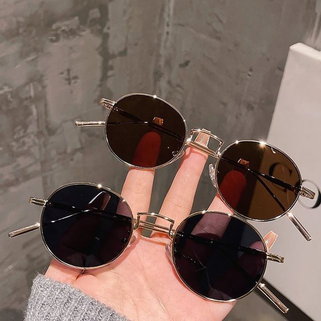 MOL Girl-Round Metal Frame Sunglasses