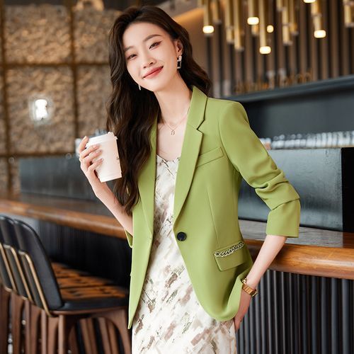 Notched Single-Breasted Blazer