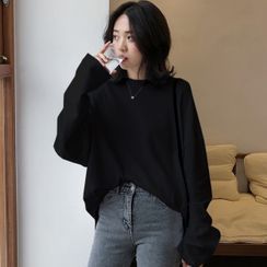 Chogen - Long-Sleeve Plain T-Shirt Chogen - Long-Sleeve Plain T-Shirt