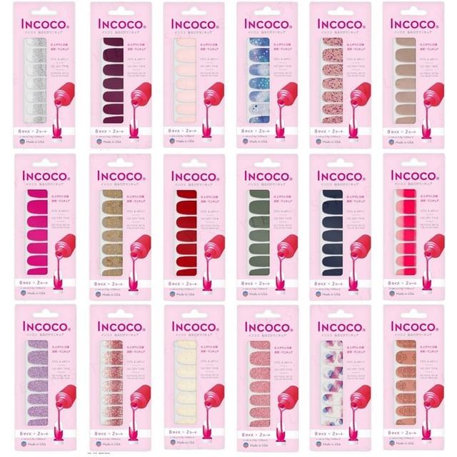 INCOCO-Nail Polish Applique - 54 Types