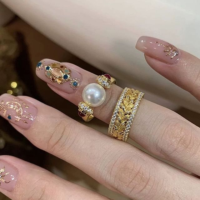 Seirios-Wheat Alloy Open Ring