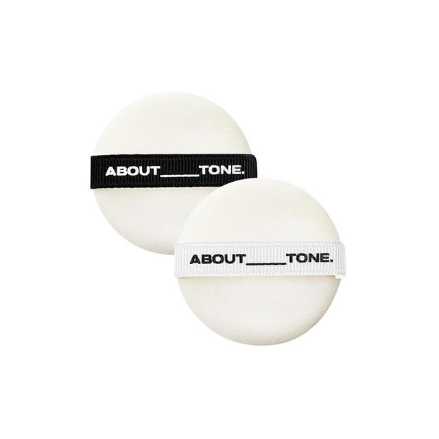ABOUT-TONE-Powder Pact Puff - Spugnette 2 Colori