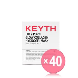 KEYTH - Lucy PDRN Glow Collagen Hydrogel Mask Set (x40) (Bulk Box)