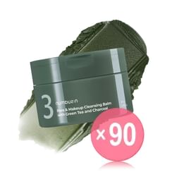 numbuzin - No.3 Pore & Makeup Cleansing Balm With Green Tea And Charcoal (x90) (Bulk Box)