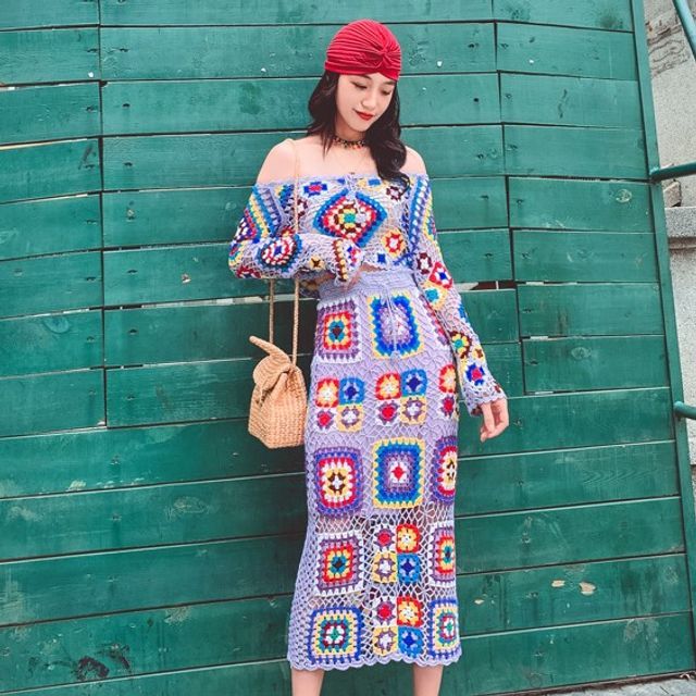 Touv-Crochet-Knit Set