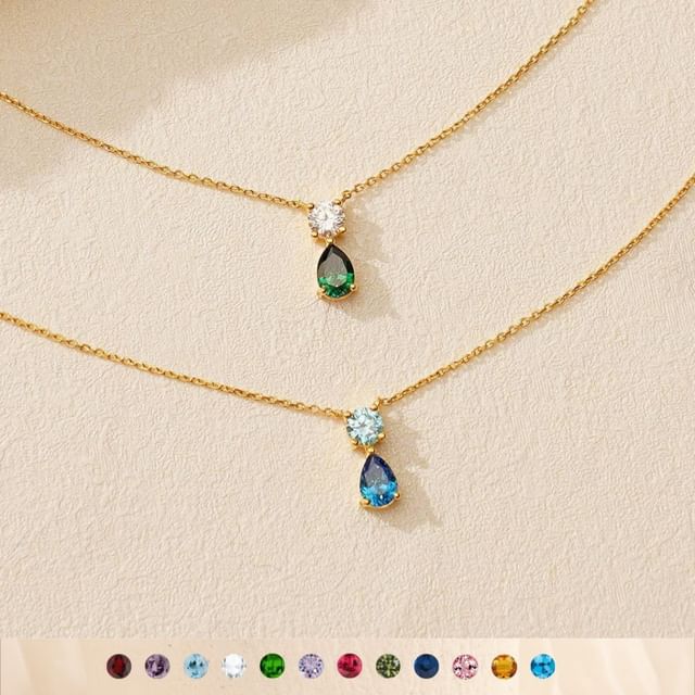 Sharkkira-CZ Birthday Necklace
