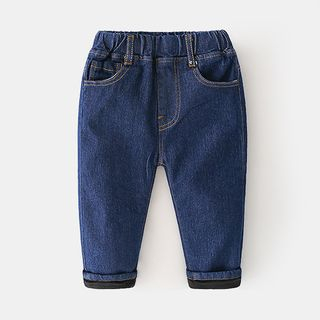 kids fleece lined jeans
