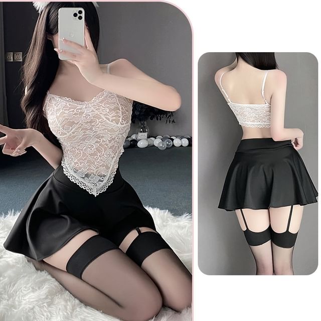 Candyiry-Secretary Lingerie Costume Set