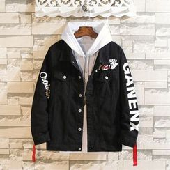 Ferdan - Printed Buttoned Jacket Ferdan - Printed Buttoned Jacket