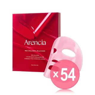 Arencia - Red Collagen Jello Mask Set 25g x 4 sheets (x54) (Bulk Box)
