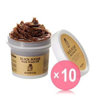 SKINFOOD - Black Sugar Mask Wash Off (x10) (Bulk Box)