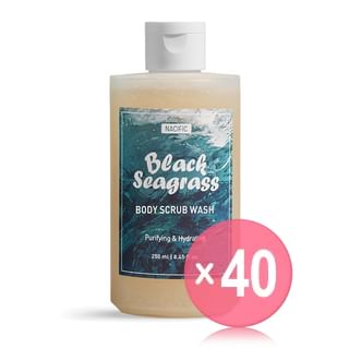 Nacific - Black Seagrass Body Scrub Wash (x40) (Bulk Box)