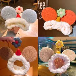 Michu - Animal Ear & Flower Face Wash Headband Michu - Animal Ear & Flower Face Wash Headband