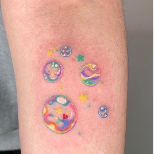 Bunch of Bubbles Temporary Tattoo Water Resistant Fake Body Art Set  Collection | Michaels