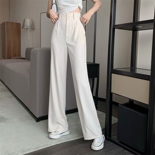 Bonnie Pants  High Waisted Tailored Wide Leg Pants in Stone  Showpo