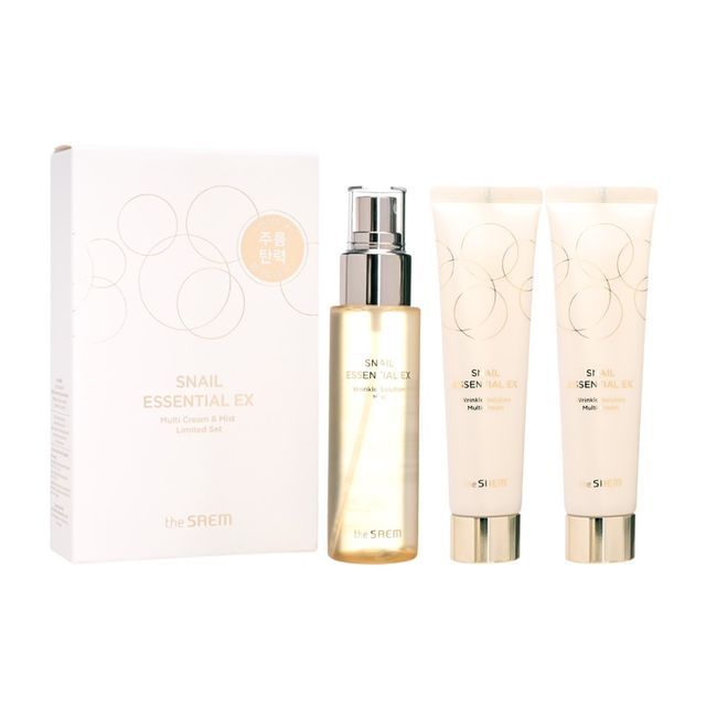 The Saem - Snail Essential EX Wrinkle Solution Multi Cream & Mist ...