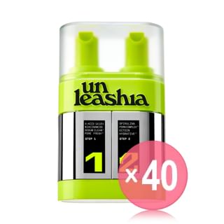 UNLEASHIA - Two Step Zero Pore Overnight Bubble Mask (x40) (Bulk Box)