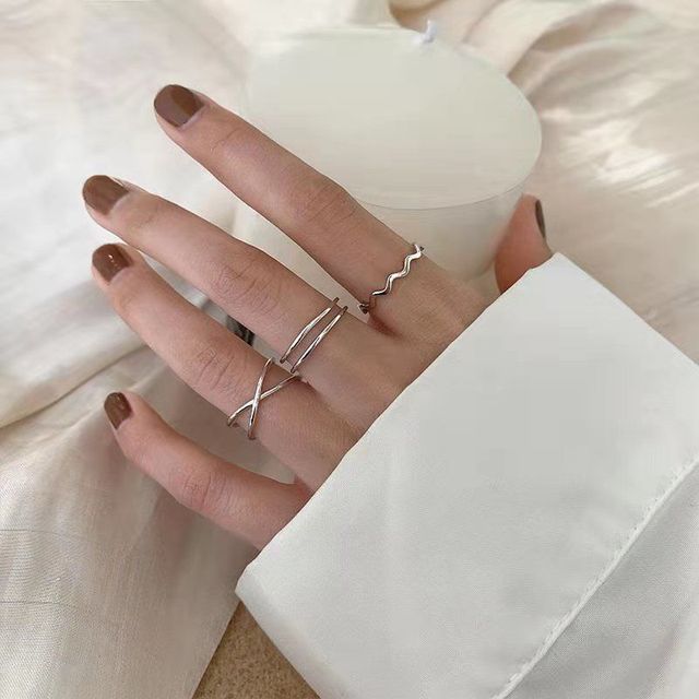 Toinianimos-Sterling Silver Open Ring various designs