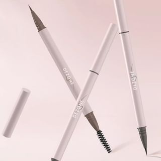 DEZONE - Dual Head Liquid Eyebrow Pen with Brush - 2 Colors