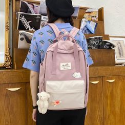 KAMELIS - Two-Tone Nylon Backpack KAMELIS - Two-Tone Nylon Backpack