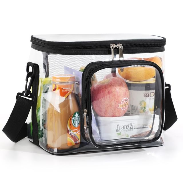 School Time-Transparent PVC Picnic Carryall Bag Various Designs