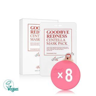 Benton - Goodbye Redness Centella Cica Mask Pack Set 10pcs (x8) (Bulk Box)