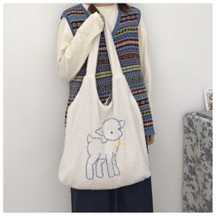 TangTangBags - 绒毛绵羊刺绣购物袋 TangTangBags - 绒毛绵羊刺绣购物袋