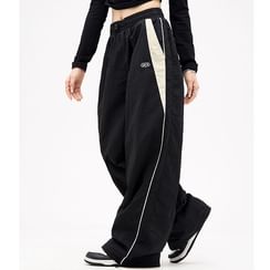 Womens Pants ADAgirl Vintage Black Boot Cut Women Chic High Waist  Drawstring Casual Sweatpants Korean Style Cleanfit Design Long From  Elseeing, $24.52