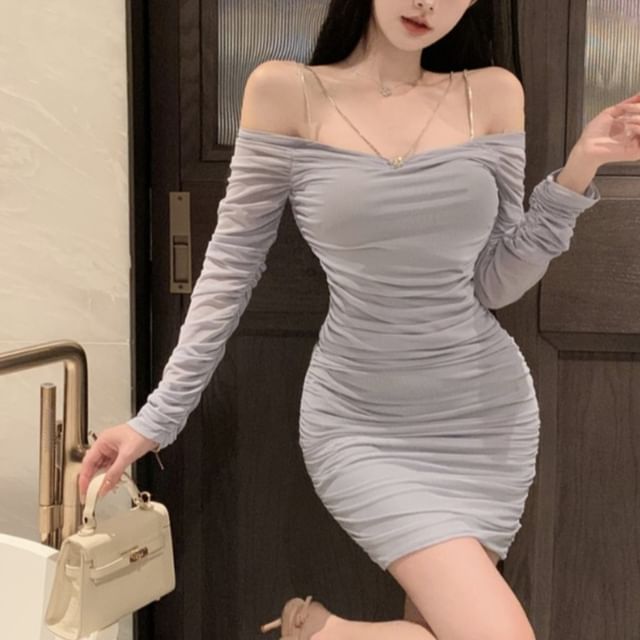 homecoming dresses in birmingham Cute Spakrly One Shoulder Sequins Pink Homecoming Dresses PD567 US18 / Blue main image 0