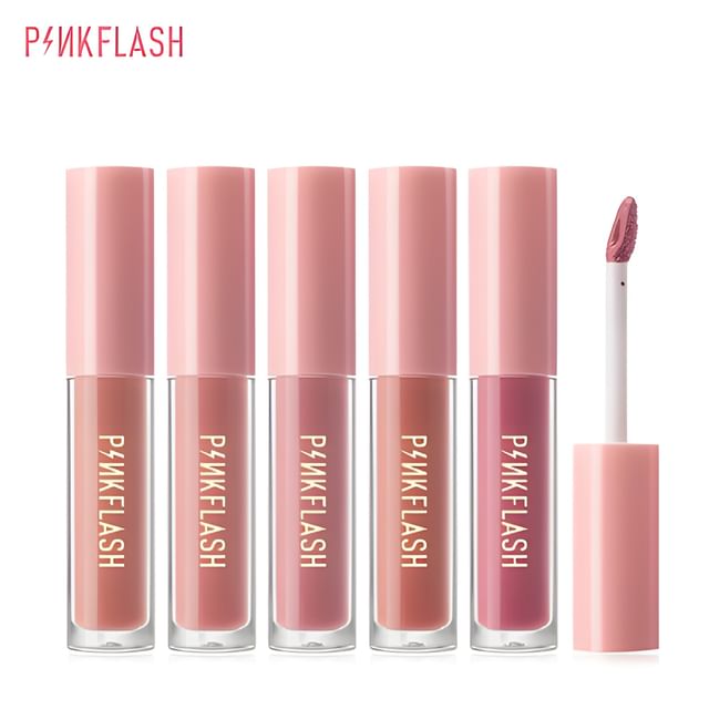 PINKFLASH Velvet Matte Liquid Lipstick High Pigment Long-lasting Silky  Texture Lip Gloss Waterproof Smooth Lips Makeup Cosmetics