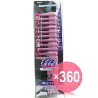 VeSS - Mineral Ion Comb for Rough Styling Pink (x360) (Bulk Box)