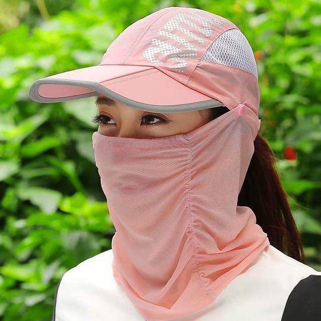 sun protection cap scarf