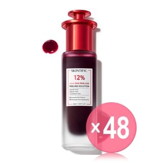 SKINTIFIC - 12% AHA BHA PHA LHA Peeling Solution (x48) (Bulk Box)