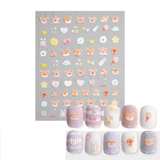 MEKO - Embossed Nail Stickers E