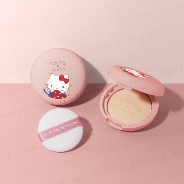 Cathy Doll-Hello Kitty Oil Control Blur Pact 65g-Translucent