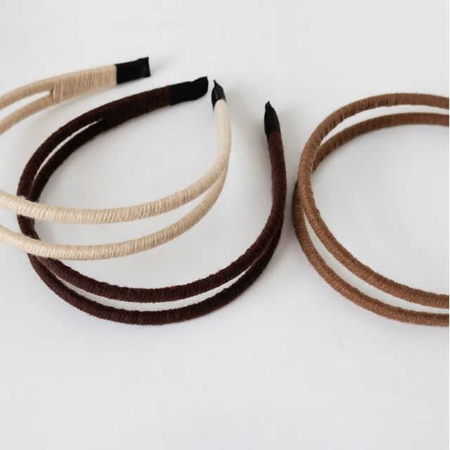 Allyrinta-Layered Plain Headband