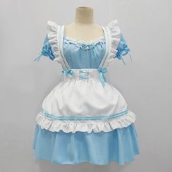 Galintew - Short-Sleeve Maid Cosplay Costume Dress