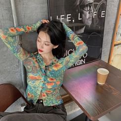 Alfie - Floral Printed Long-Sleeve Top Alfie - Floral Printed Long-Sleeve Top