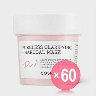 COSRX - Poreless Clarifying Charcoal Mask Pink (x60) (Bulk Box)