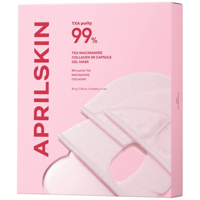 APRILSKIN 99% ティーエックスエー セット APRILSKIN - TXA Niacinamide Collagen 99 Capsule Gel Mask Set