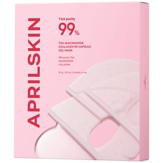 APRILSKIN 99% ティーエックスエー セット APRILSKIN - TXA Niacinamide Collagen 99 Capsule Gel Mask Set