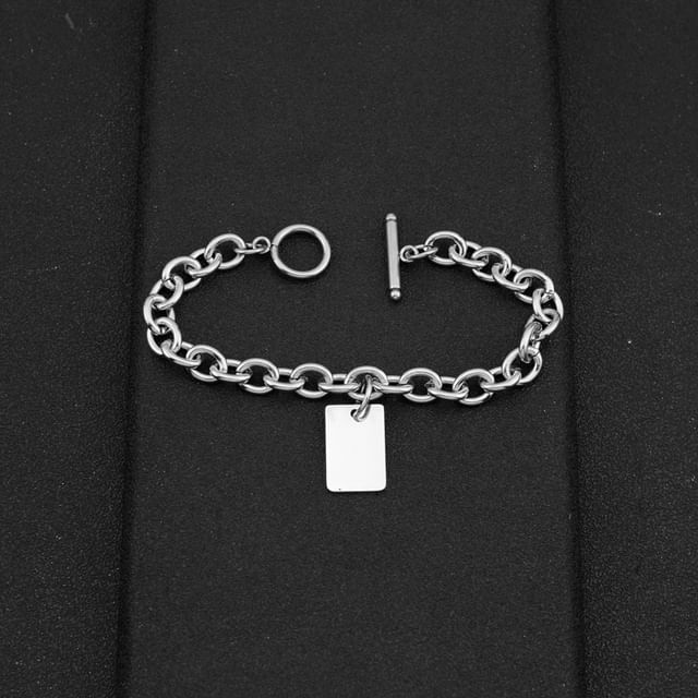 Juanitro-Plaque Chain Bracelet
