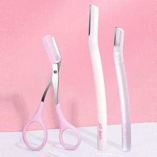 JILL LEEN - Set of 3: Eyebrow Scissors and Razor