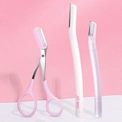 JILL LEEN - Set of 3: Eyebrow Scissors and Razor