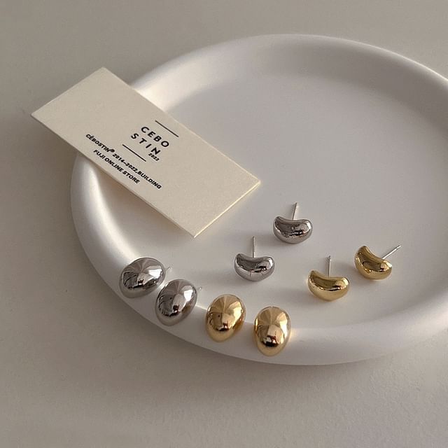 Hansha-Geometry Stud Earring